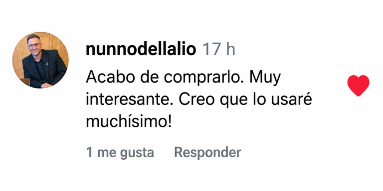 Feedback real de profesional