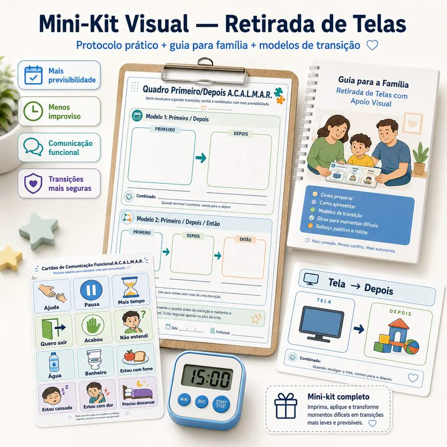 Protocolo visual retirada de telas