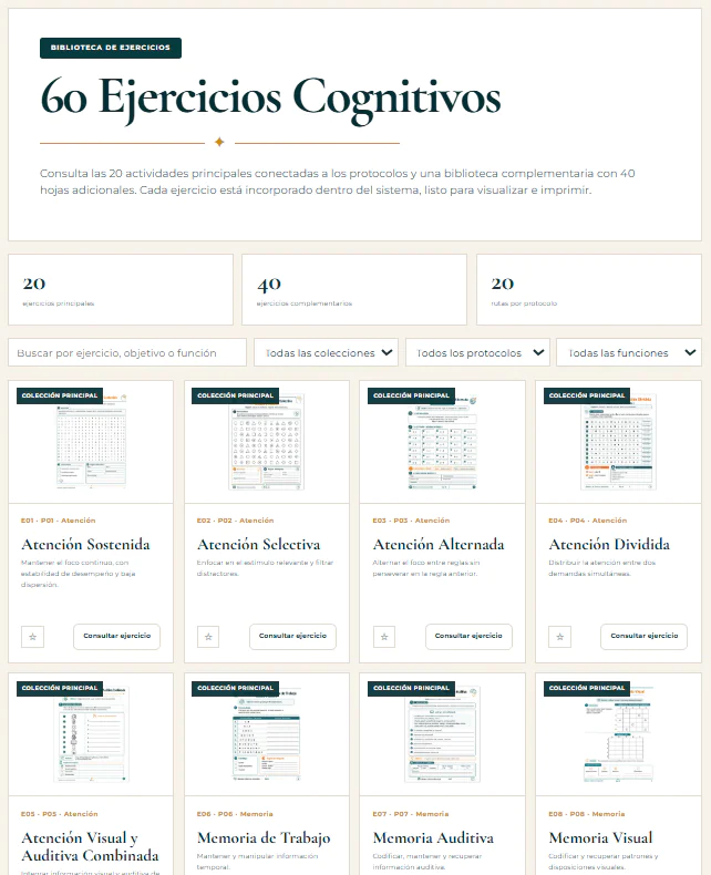 60 Ejercicios Cognitivos